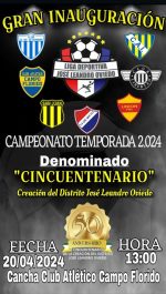 Inauguración del Campeonato