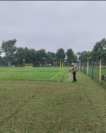 Limpieza en la Cancha del Club Independiente